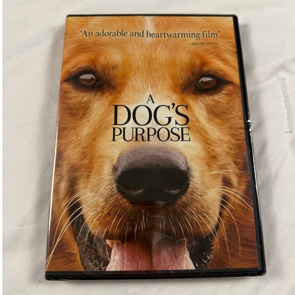 A Dog's Purpose DVD 2017 Family Drama Movie New Sealed Britt Robertson Josh Gad